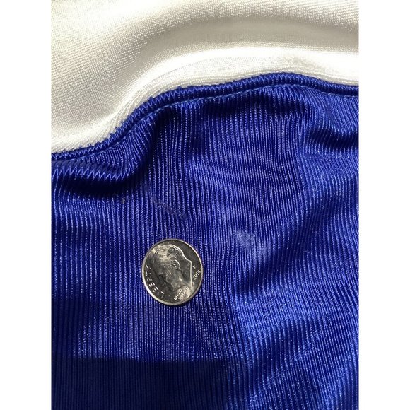 Rawlings Football Jersey Adult XL Blue White Wildcats 56 pro performance apparel - Picture 10 of 11